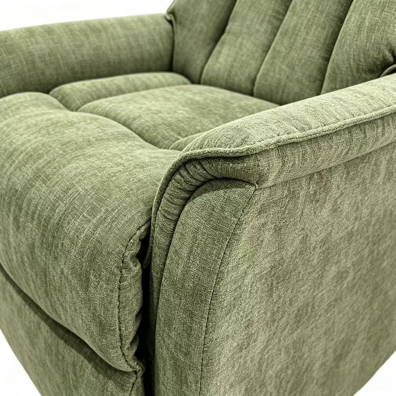 Wholesale Green Chenille Fabric Manual Swivel Rocker Recliner Chair Wholesale Green Chenille Fabric Manual Swivel Rocker Recliner Chair