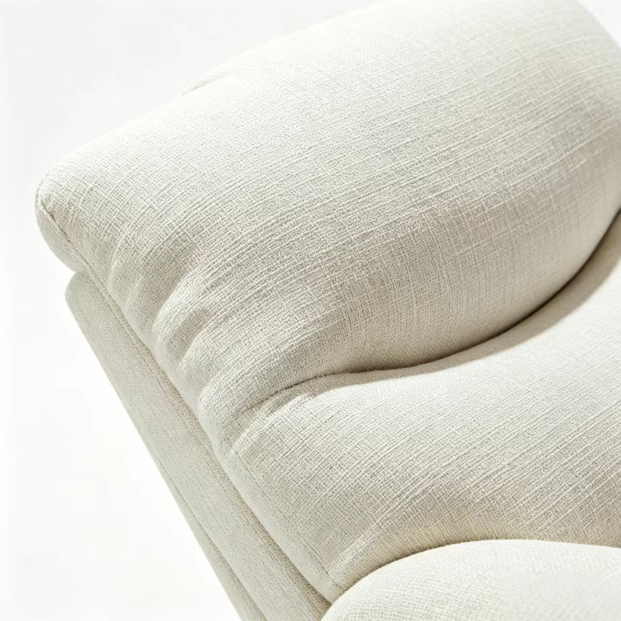 Wholesale Beige Manual Fabric Recliner Sofa with Extended Footrest, Single Seater Recliner Chair for Living Room Wholesale Beige Manual Fabric Recliner Sofa with Extended Footrest, Single Seater Recliner Chair for Living Room