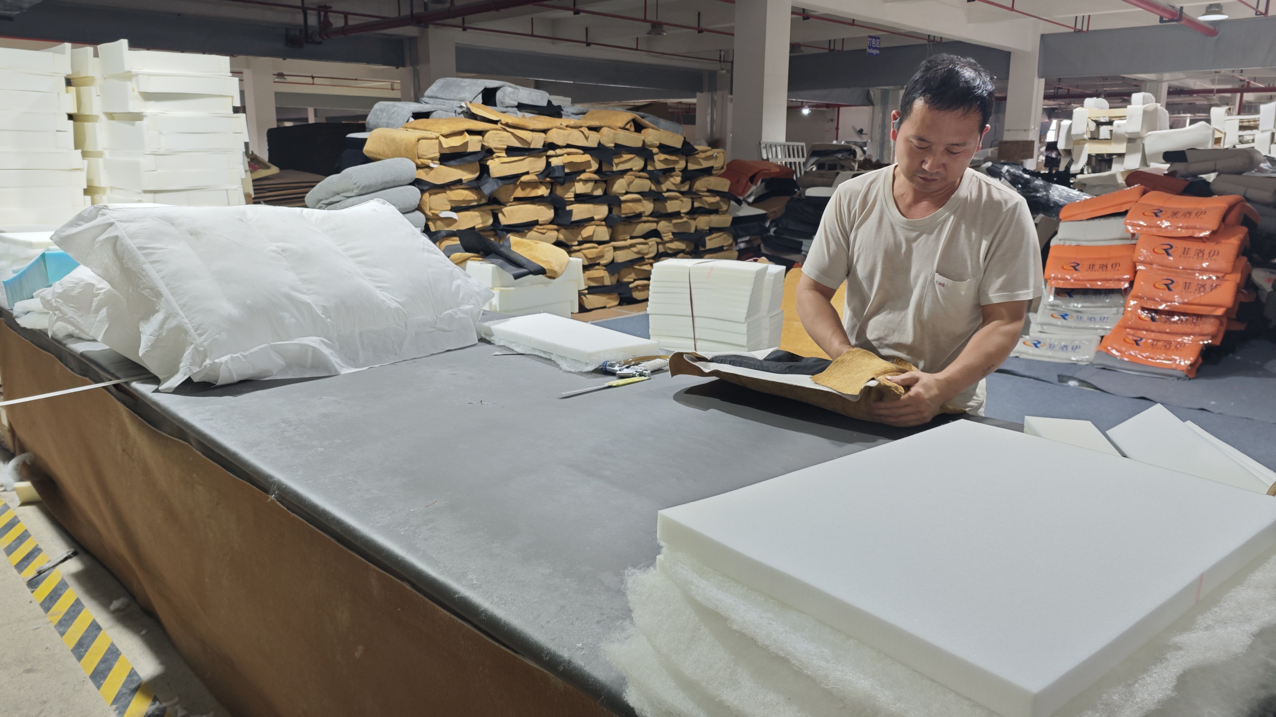  Philoy Finished Product Warehouse - Inspected Recliners Waiting for Packing and Shipment
