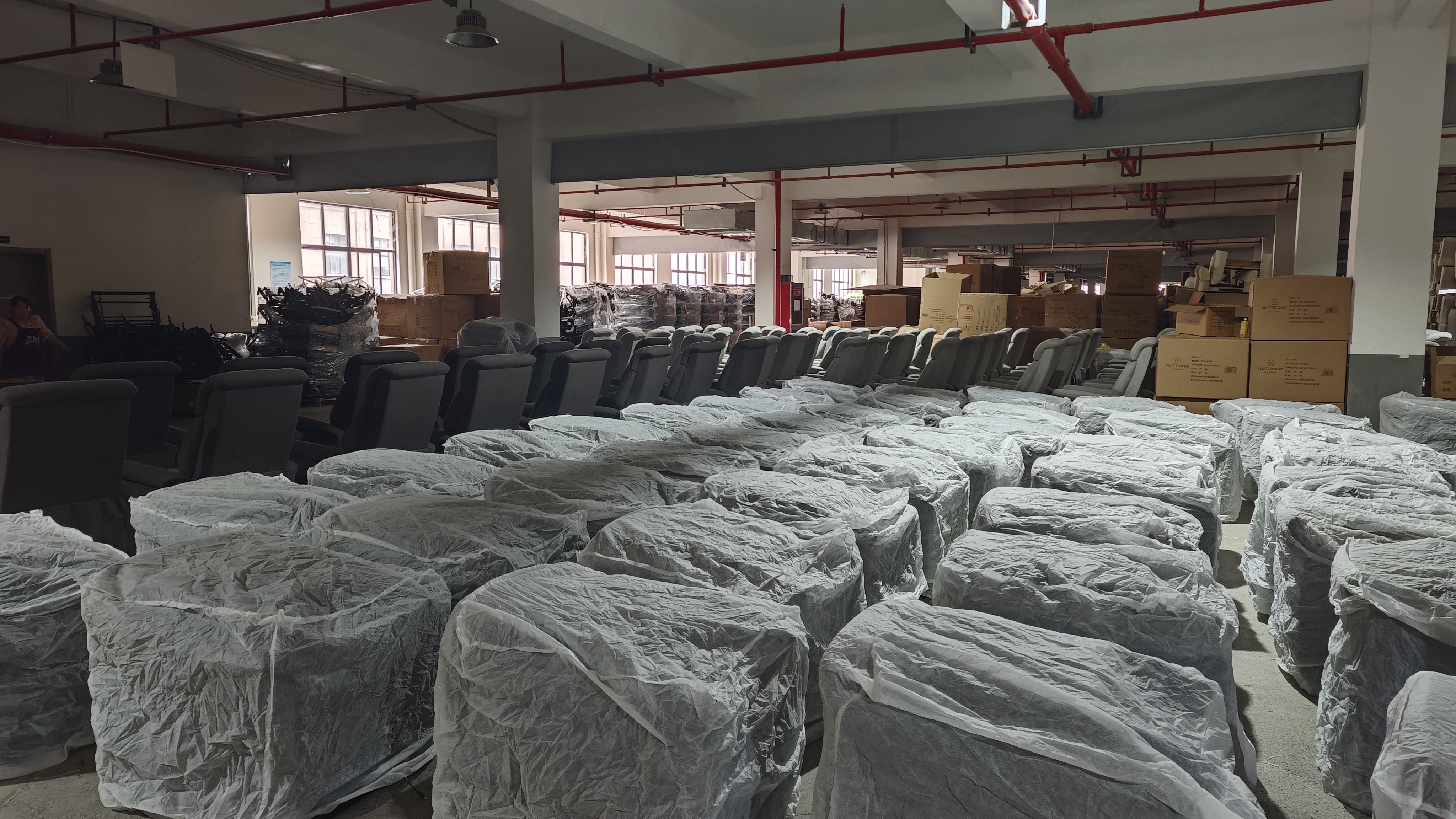  Philoy Finished Product Warehouse - Inspected Recliners Waiting for Packing and Shipment